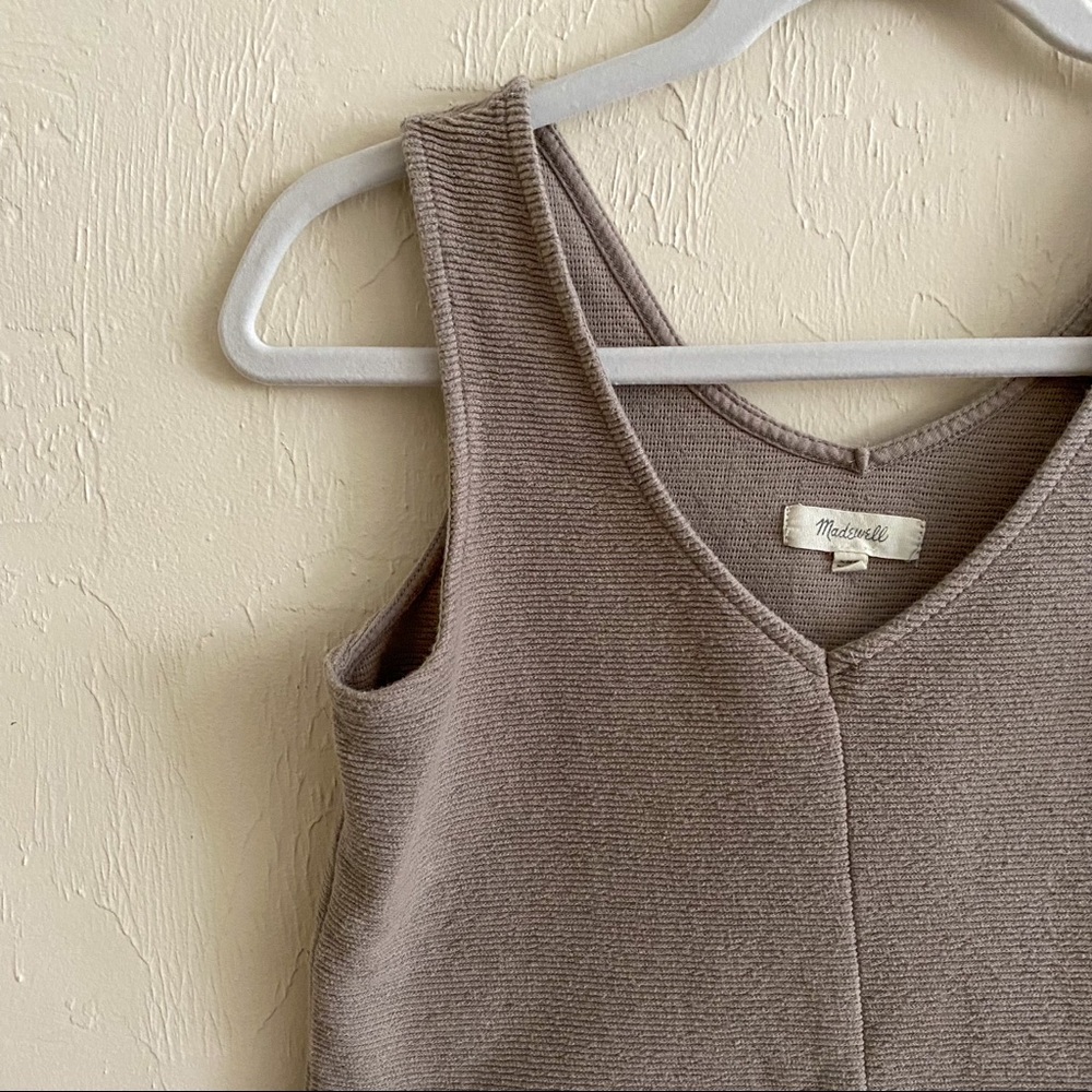 Madewell Brown Crop Tank Top SZ XS